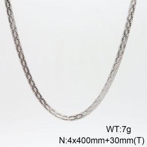 Stainless Steel Necklace  Infinite Embossing  6N2003789vbmb-G037