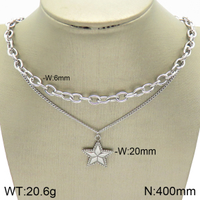 Stainless Steel Necklace  2N2003157bhva-377