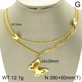 Stainless Steel Necklace  2N2003180vbpb-739
