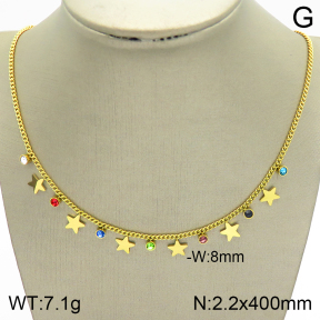 Stainless Steel Necklace  2N4002024vbpb-739