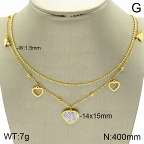 Stainless Steel Necklace  2N4002038vbpb-739