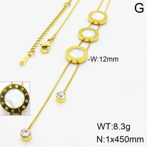 Stainless Steel Necklace  2N4002046vbnl-739