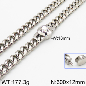 Stainless Steel Necklace  5N4001667bkab-237