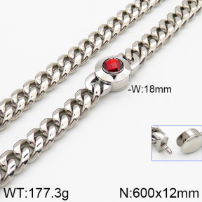 Stainless Steel Necklace  5N4001668bkab-237