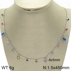 Stainless Steel Necklace  2N4001993bhbl-414
