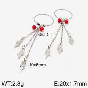 Stainless Steel Earrings  5E4002461vbmb-350