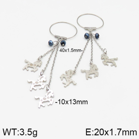 Stainless Steel Earrings  5E4002463vbmb-350