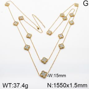Stainless Steel Necklace  5N4001641aiov-696