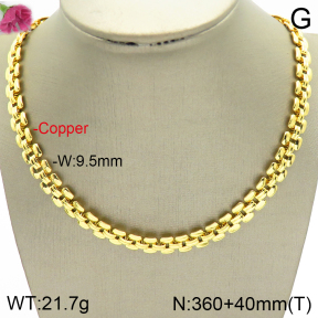 Fashion Copper Necklace  F2N200017bhia-J113