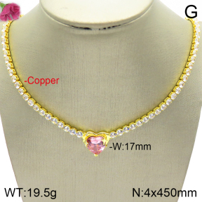 Fashion Copper Necklace  F2N400702bhjl-J113