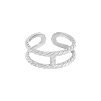 925 Silver Ring  WT:2.75g  7.44mm  JR4956ailj-Y24  
JZ883