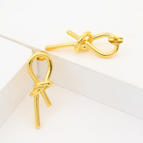 Stainless Steel Earrings  High Quality Handmade Polished  WT:6.3g  E:34x12mm  GEE001162vbnb-901