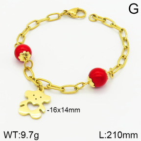 SS Bear Bracelets  TB2000422vbpb-685