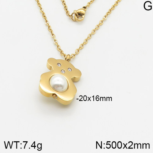 SS Bear Necklaces  TN5000210bhia-659