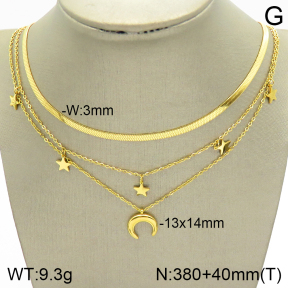 Stainless Steel Necklace  2N2003296vbpb-749