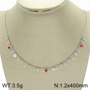 Stainless Steel Necklace  2N4002088ablb-749