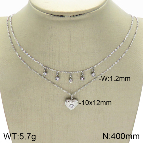 Stainless Steel Necklace  2N4002089ablb-749
