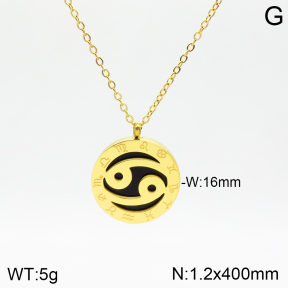 Stainless Steel Necklace  2N4002099aakl-749