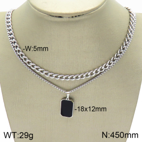 Stainless Steel Necklace  2N4002122vbmb-749