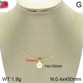 Fashion Copper Necklace  F2N300091vbmb-J116