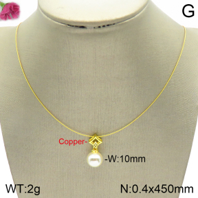 Fashion Copper Necklace  F2N300094bbml-J116