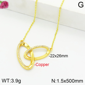 Fashion Copper Necklace  F2N400703bbov-J116