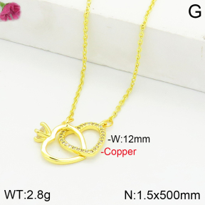 Fashion Copper Necklace  F2N400708bbov-J116