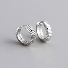 925 Silver Earrings  WT:2.4g  12*3.5mm  JE5059aiom-Y10  EH1488