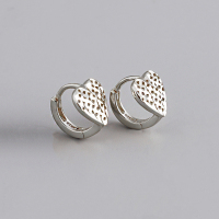 925 Silver Earrings  WT:1.6g  10.4*9.2mm  JE5070biho-Y10  EH1490