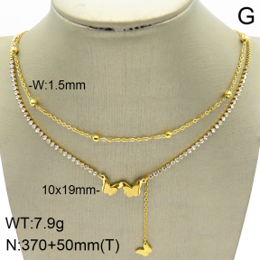 Stainless Steel Necklace  2N4002075vhha-669