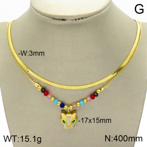 Stainless Steel Necklace  2N4002077vhll-669