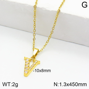 Stainless Steel Necklace  2N4002133bbov-355