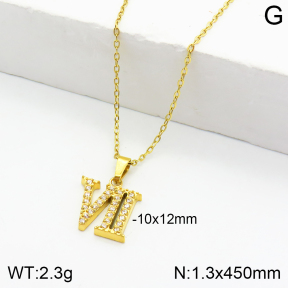 Stainless Steel Necklace  2N4002135vbpb-355
