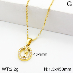 Stainless Steel Necklace  2N4002175abol-355