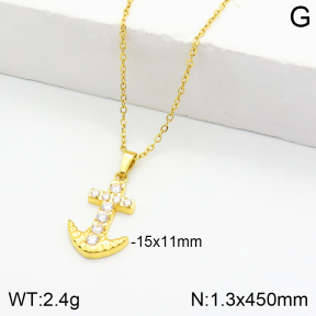 Stainless Steel Necklace  2N4002182bbov-355