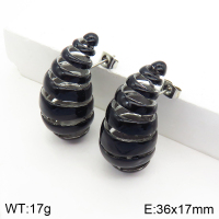 Stainless Steel Earrings  Enamel,Handmade Polished  2E3001612bhia-066