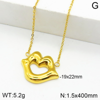 Stainless Steel Necklace  Handmade Polished  2N2003337vbpb-066