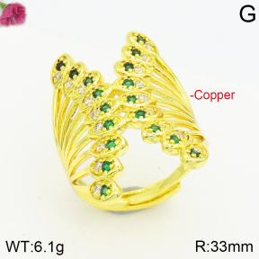 Fashion Copper Ring  F2R400786bbov-J111