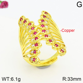 Fashion Copper Ring  F2R400787bbov-J111