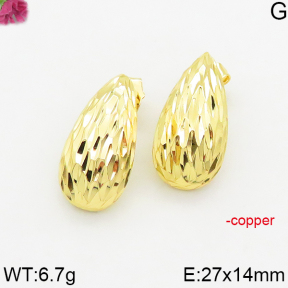 Fashion Copper Earrings  F5E200498bbov-J163