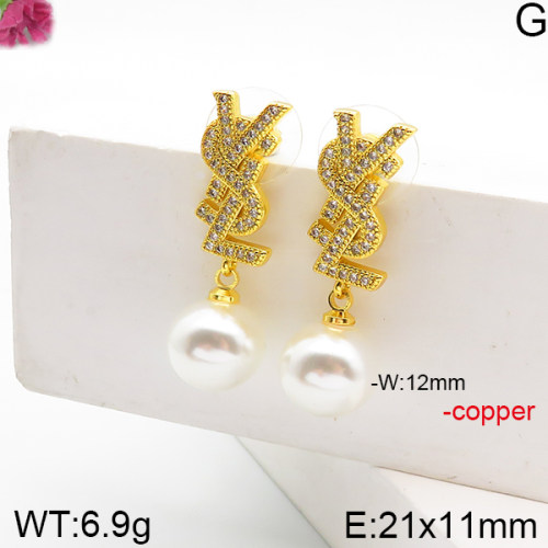 YSL  Fashion Copper Earrings    PE0174069vila-J139