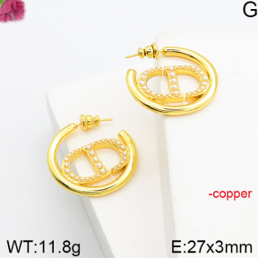 Dior  Fashion Copper Earrings    PE0174074aiov-J139