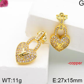 LV  Fashion Copper Earrings    PE0174075vila-J139