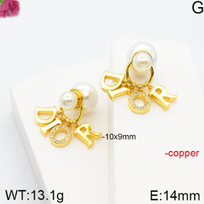 Dior  Fashion Copper Earrings    PE0174083ajvb-J139