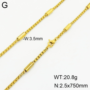 Stainless Steel Necklace  2N2003304ablb-452