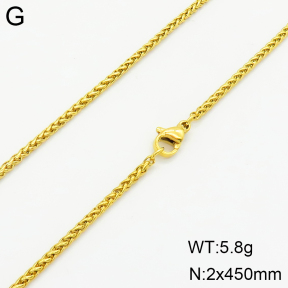 Stainless Steel Necklace  2N2003311aajo-452