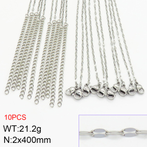 Stainless Steel Necklace  2N2003322bhva-452