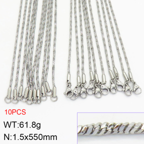 Stainless Steel Necklace  2N2003324ajlv-452