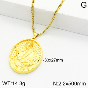 Stainless Steel Necklace  2N2003350vbnl-395