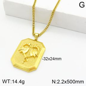 Stainless Steel Necklace  2N2003351vbnl-395
